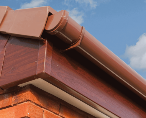 An image showing various types of fascia boards used in home construction.