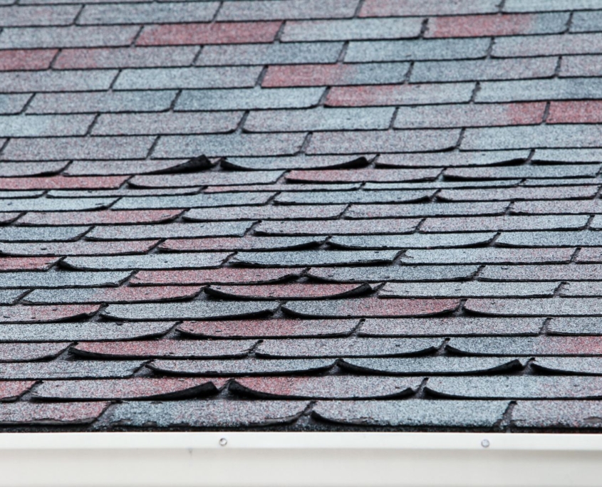 curling shingles